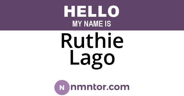 Ruthie Lago