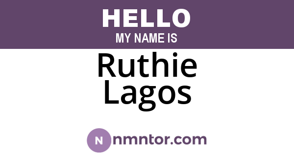 Ruthie Lagos