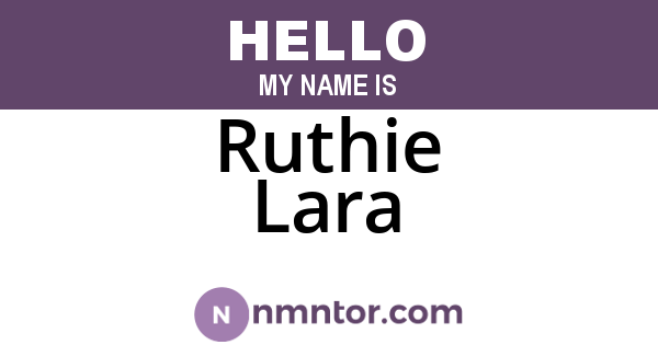 Ruthie Lara