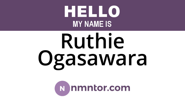 Ruthie Ogasawara