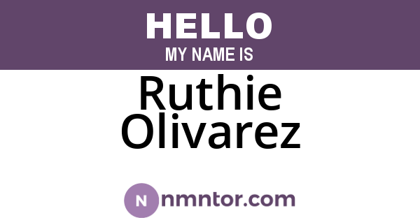 Ruthie Olivarez