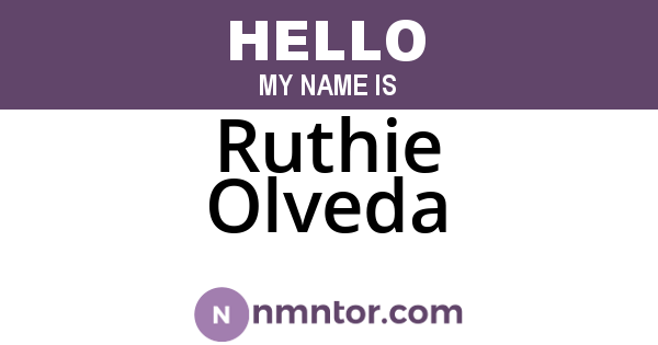 Ruthie Olveda