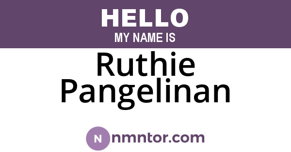 Ruthie Pangelinan