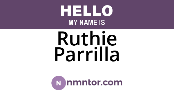 Ruthie Parrilla