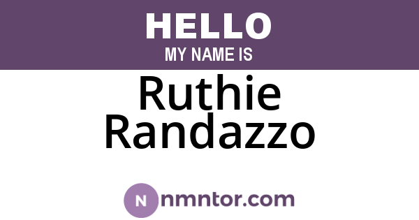 Ruthie Randazzo