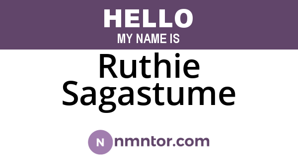 Ruthie Sagastume