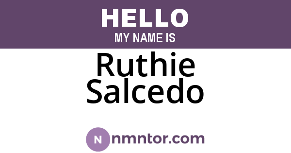 Ruthie Salcedo
