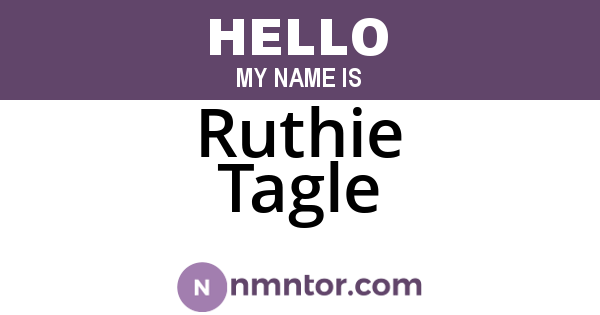 Ruthie Tagle
