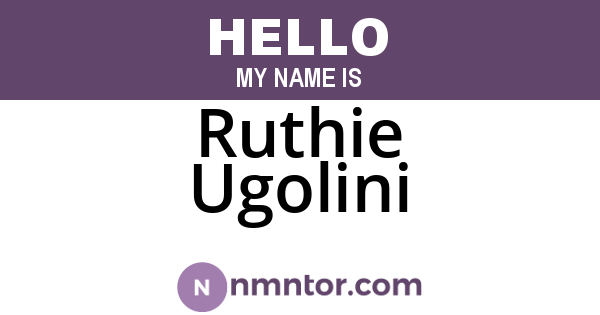 Ruthie Ugolini