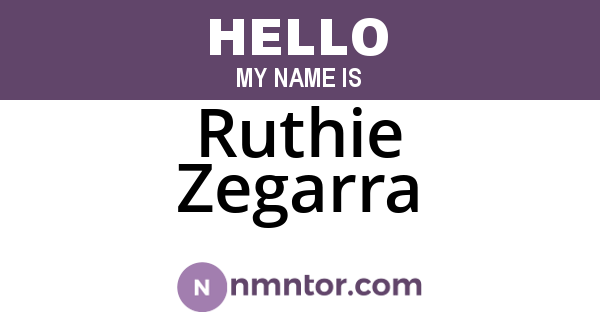 Ruthie Zegarra