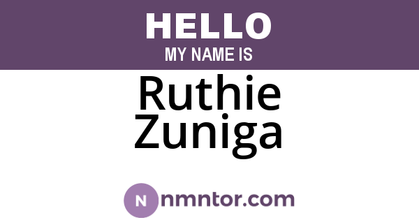 Ruthie Zuniga