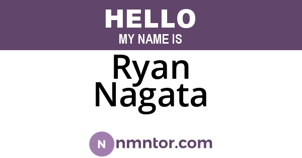 Ryan Nagata