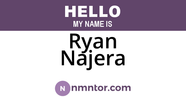 Ryan Najera