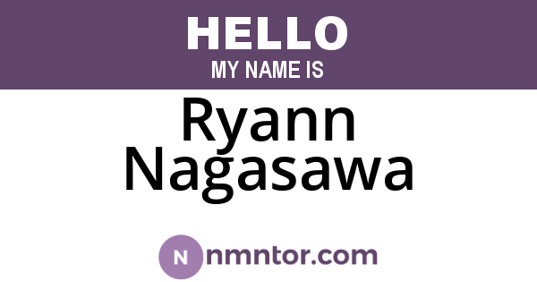 Ryann Nagasawa