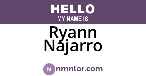 Ryann Najarro