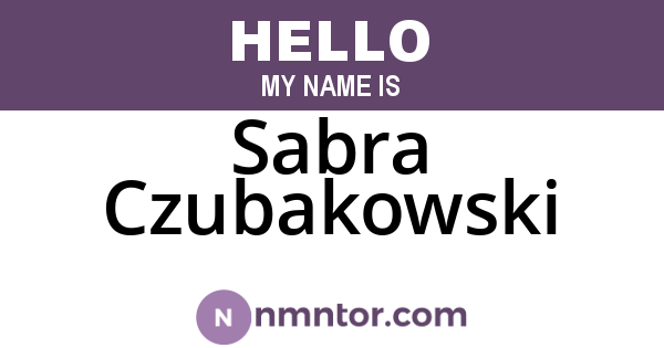 Sabra Czubakowski