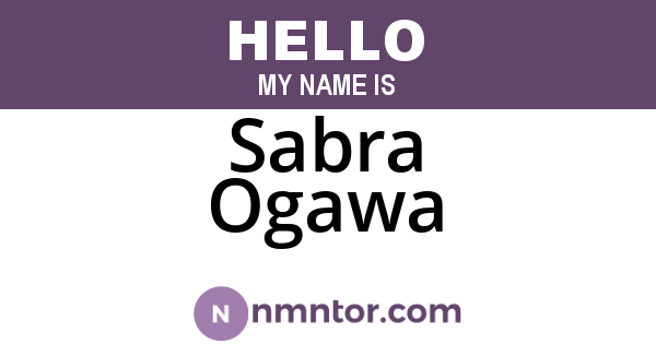 Sabra Ogawa