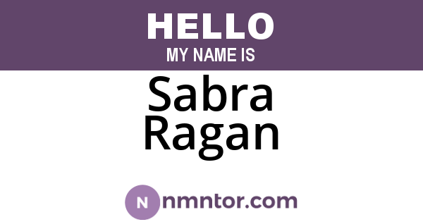 Sabra Ragan