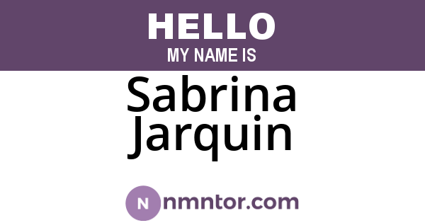 Sabrina Jarquin