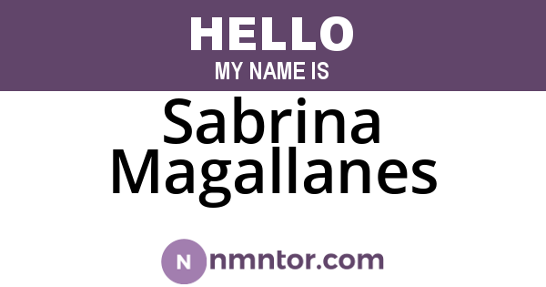 Sabrina Magallanes