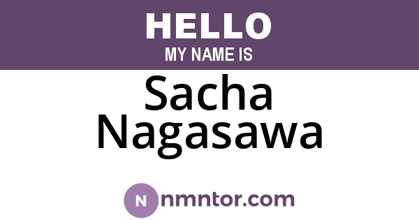 Sacha Nagasawa