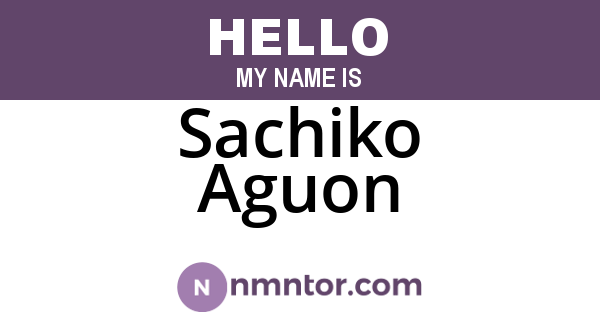 Sachiko Aguon