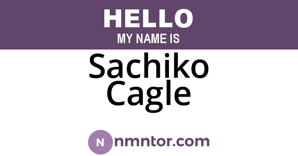 Sachiko Cagle