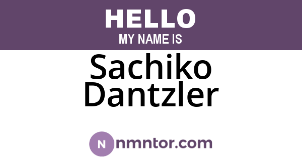 Sachiko Dantzler