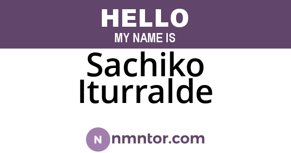 Sachiko Iturralde