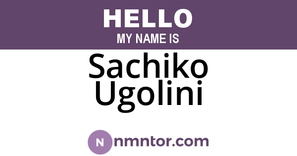 Sachiko Ugolini