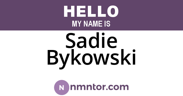 Sadie Bykowski