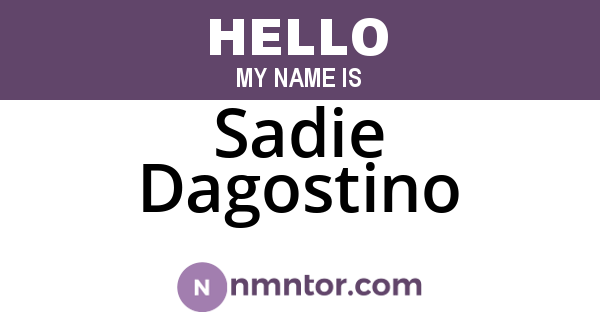 Sadie Dagostino