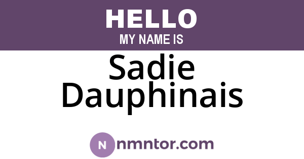 Sadie Dauphinais