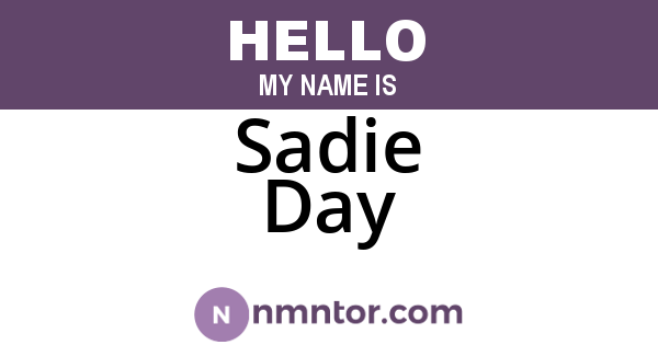 Sadie Day