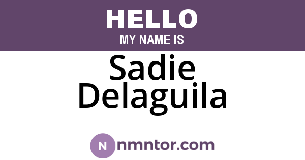 Sadie Delaguila