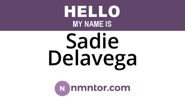 Sadie Delavega