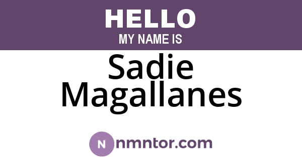 Sadie Magallanes