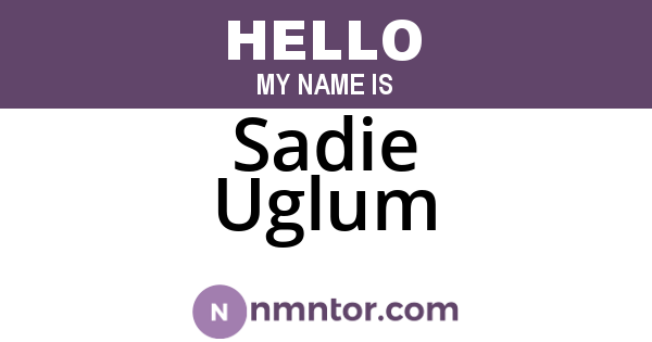 Sadie Uglum