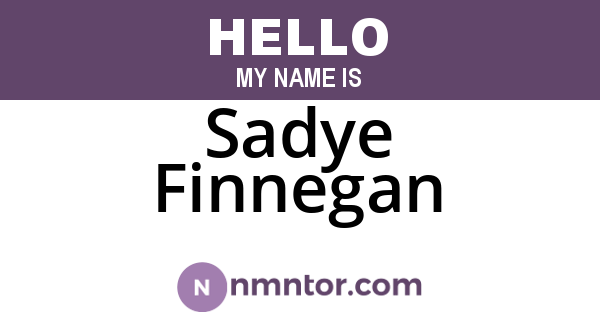 Sadye Finnegan