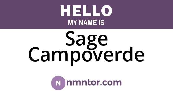 Sage Campoverde