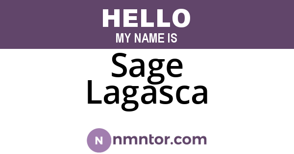 Sage Lagasca