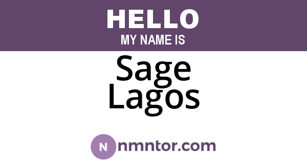 Sage Lagos