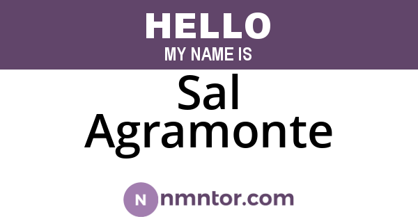 Sal Agramonte