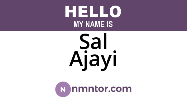 Sal Ajayi