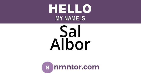 Sal Albor