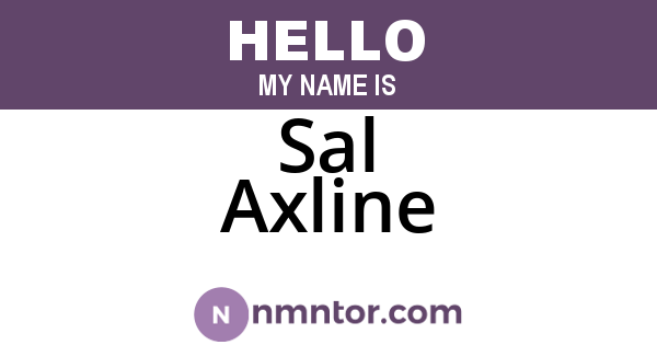 Sal Axline