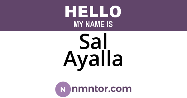 Sal Ayalla