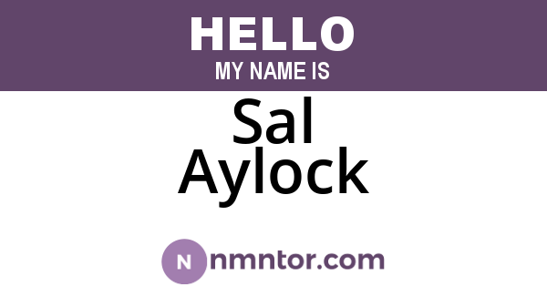 Sal Aylock