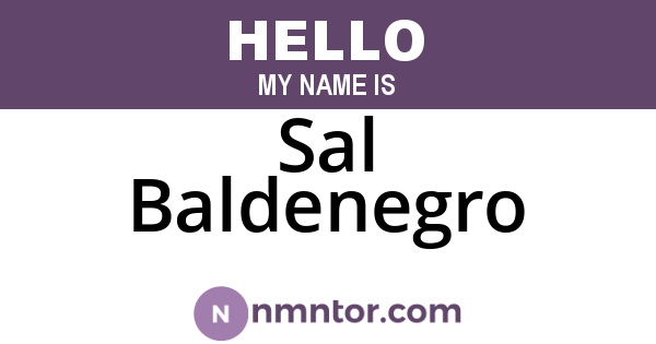 Sal Baldenegro