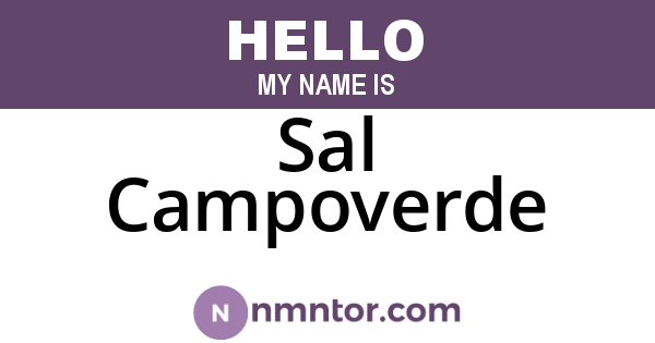 Sal Campoverde